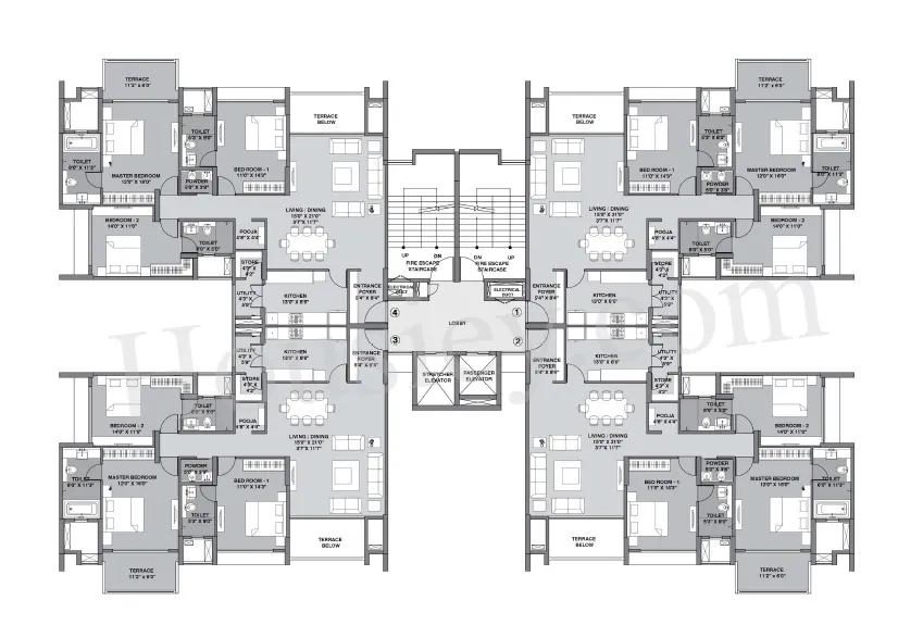 Lodha Belmondo Floor plan 2